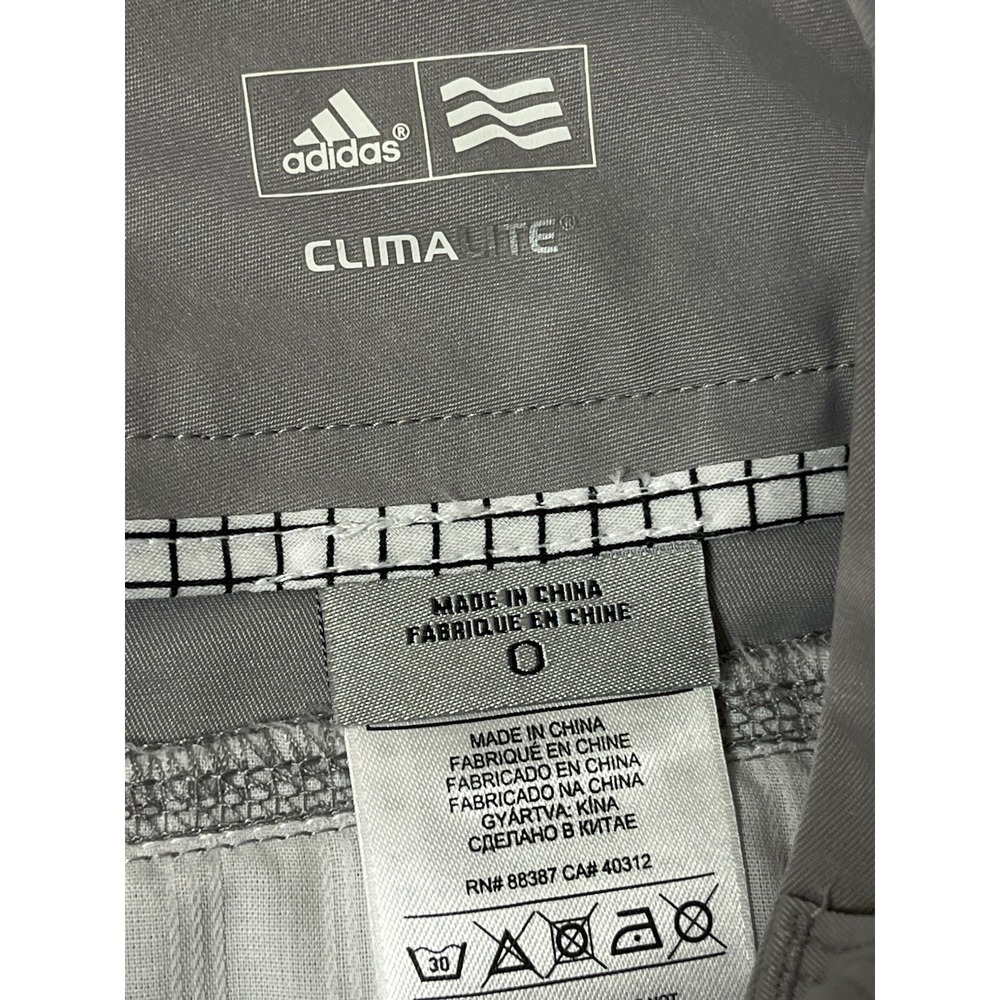 Adidas ClimaLite Lightweight Flat Front  Golf Long Shorts. Women's 4 Gray‎ NWOT
